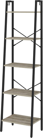 Hzuaneri Ladder Shelf, Bookshelf Bookcase, Freestanding Corner Storage Shelve - Image 9