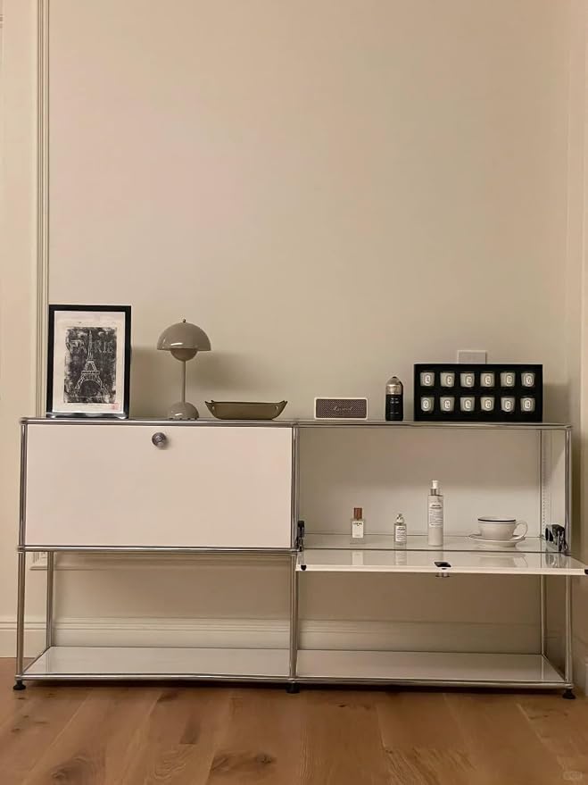 Modern Storage Cabinet Sideboard Versatile Free-Standing Organizer Cabinets - Image 6