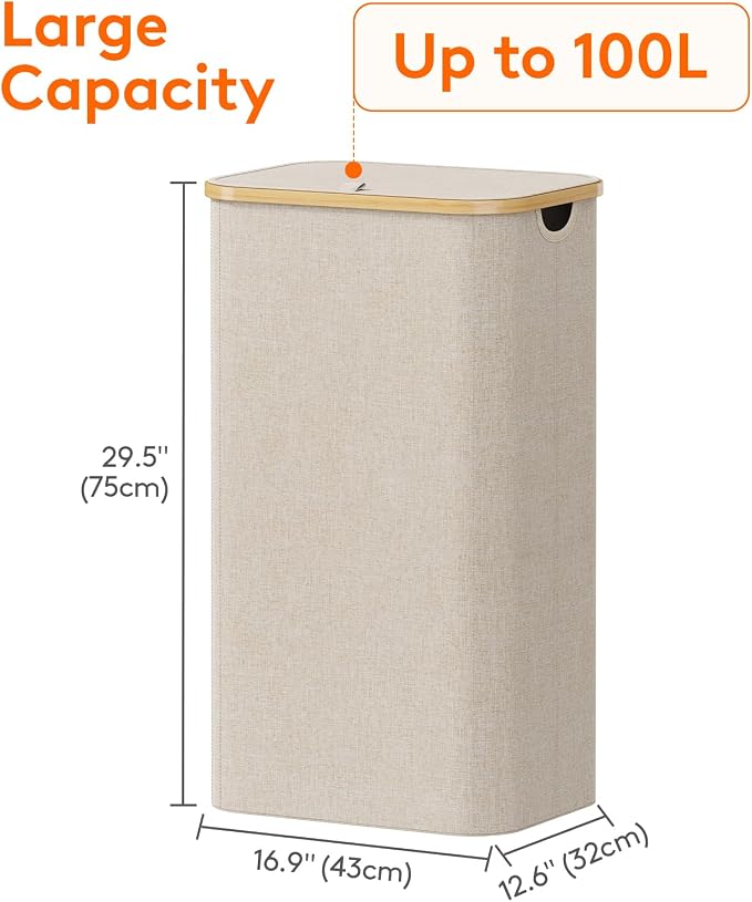 Lifewit 100L Laundry Basket - Image 3