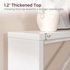 MAHANCRIS Console Table, 62.2" Long Sofa Table Behind Couch, Narrow Entryway - Image 6
