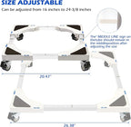 Nefish Furniture Dolly Adjustable Mini Fridge Stand Dolly Cart - Image 3