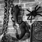 Suhine 12 Inch Large Vintage Halloween Witch Shoes Wall Hanging Decoration - Image 2