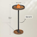 HOOBRO Small Round Side Tables, Drink Tables, Coffee Martini Tables - Image 3