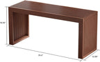 APRTAT Bamboo Dining Bench, 35 inch Farmhouse Decor Indoor Kitchen Table Bench - Image 3