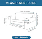 Loveseat Slipcover with 2 Pillow Cover - Image 5