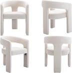 VESCASA Velvet Barrel Dining Chair - Image 7
