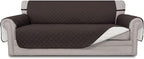 Easy-Going Reversible Couch Cover, 3 Cushion Sofa, Chocolate/Ivory | Machine by Easy-Going