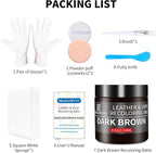 Leather Recoloring Balm, 8.5oz Leather Color Restorer, Dark Brown Leather - Image 7