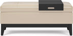 SIMPLIHOME Oregon Storage Ottoman Bench - Image 5