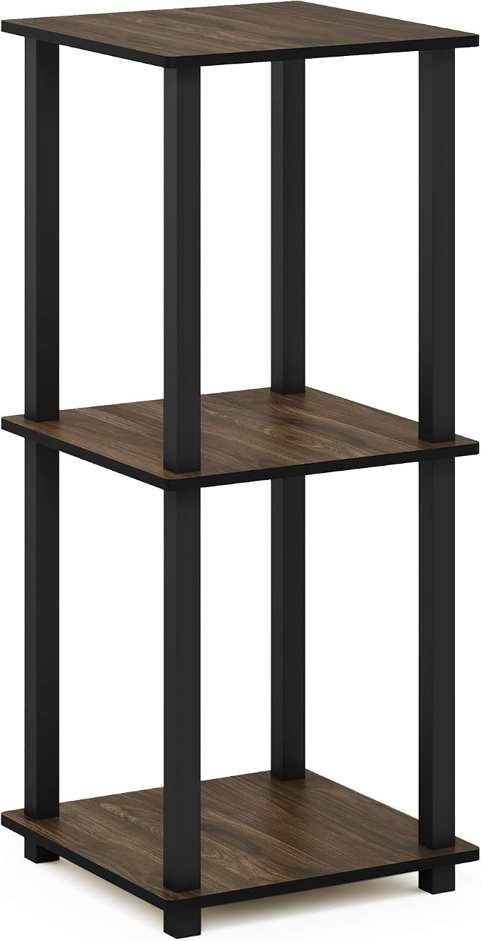 Furinno SIMPLISTIC Side Table Set of 2, 2-Tier Square Modern End Table - Image 7