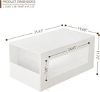 35" High Gloss Wood Coffee Table - Image 2