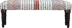 LR Home Multicolor Handmade Upholstered Bench by LRHome