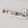 Acovy 55 Inch Floating Shelves, 9.3" Deep Floating Shelf Wall Mounted, Rustic by Acovy