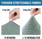 H.VERSAILTEX 4 Piece Stretch Sofa Covers - Image 3
