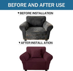 Armchair Slipcover with 1 Pillow Cover - Image 8