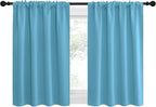 NICETOWN RV Blackout Curtains for Camper Windows, Teal Blue, Kitchen Short by NICETOWN