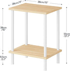 HOOBRO End Table, Small Side Table, Nightstand - Image 3
