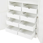 VilroCaz Freestanding Kitchen Pantry Tall Storage Cabinet, Wooden Kitchen - Image 8