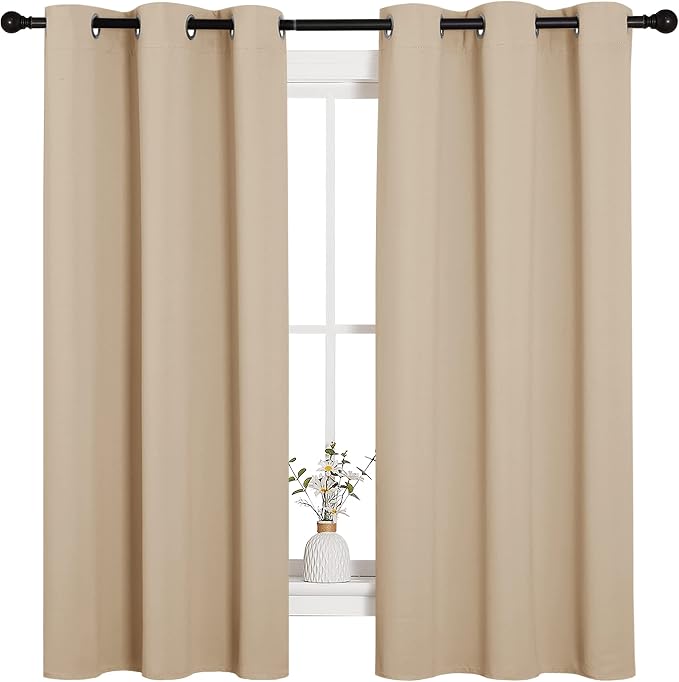 NICETOWN Thermal Insulated Grommet Room Darkening Curtains/Draperies/Panels by NICETOWN