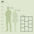 Furinno LUDER Book Shelf, 11-Cube Bookshelf, Reversible Bookcase, 9.4 x 29.1 x - Image 3