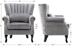 Velvet Accent Chairs Set of 2 - Image 3