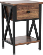 VECELO Nightstands Set of 2, Modern Bedside End Tables, Night Stands - Image 5