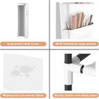 VTRIN Vertical Narrow Shoe Rack Organizer Tall Shoe Rack - Image 4