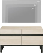 WAMPAT Modern TV Stand for 26-40 Inch TVs, Wood Entertainment Center - Image 4