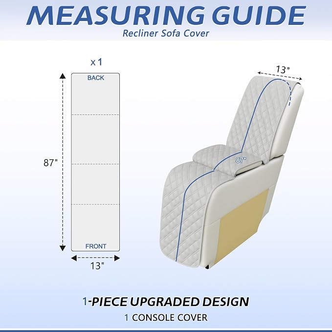 Arfntevss Recliner Sectional Couch Covers 1OO% Waterproof L Shape Sofa Cover - Image 2