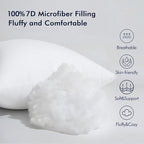 MIULEE 24x24 Euro Throw Pillow Insert - Image 2