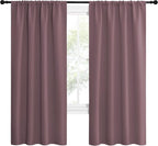 NICETOWN Dry Rose Blackout Curtains - Image 2