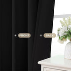 Joydeco 90 Inch Blackout Curtains - Image 5