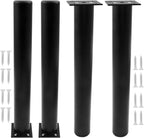 Set of 4 Aluminum Alloy Furniture Legs 12 Inch Height, 1.5 Inch Diameter - Image 5