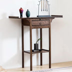 Japanese Zen Style Altar End Table Vintage Console Table - Image 5