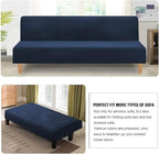 H.VERSAILTEX Real Velvet Futon Cover Armless Sofa Covers Sofa Bed Covers - Image 5