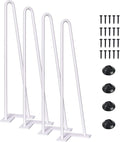 SMARTSTANDARD 16 Inch Heavy Duty Hairpin Furniture Legs, Metal Home DIY Projects by SMARTSTANDARD
