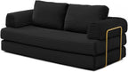 HANXIN 80 Inch Convertible Sleeper Sofa Bed, High Back Plush Corduroy Folding - Image 8