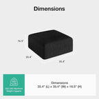 Novilla Modular Sectional Sofa, Modern Cloud Sectional Couch - Image 2