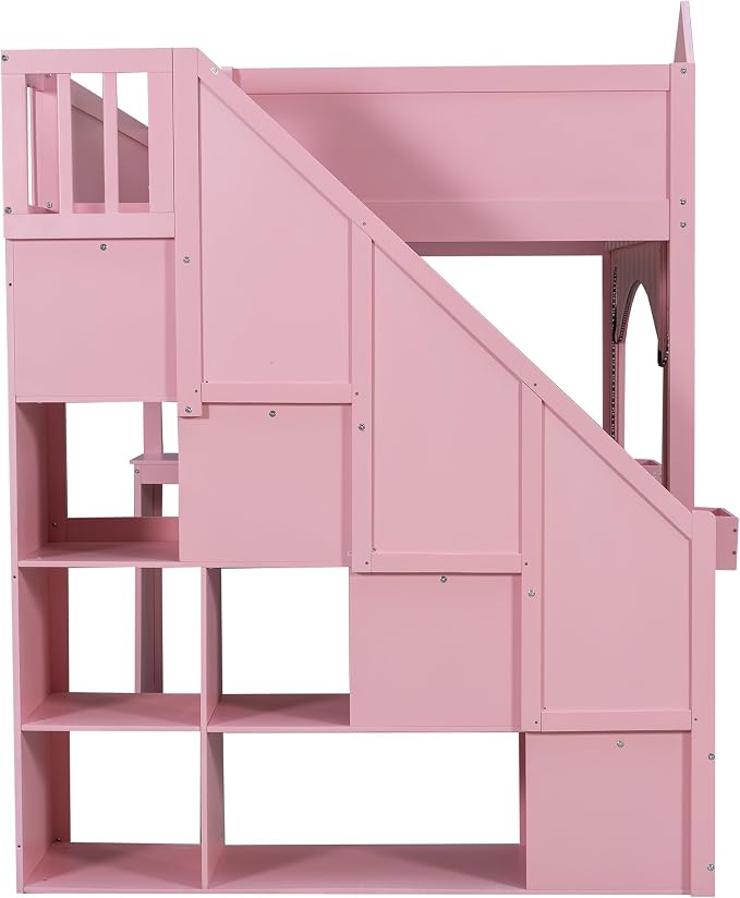 Princess-Themed Castle Loft Bed - Image 8