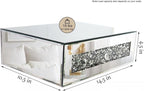 Mirrored Floating Bedside Nightstand - Image 2