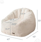 MAXYOYO Giant Bean Bag Chair, Oversized Bean Bag Couch - Image 2