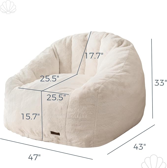 MAXYOYO Giant Bean Bag Chair, Oversized Bean Bag Couch - Image 2