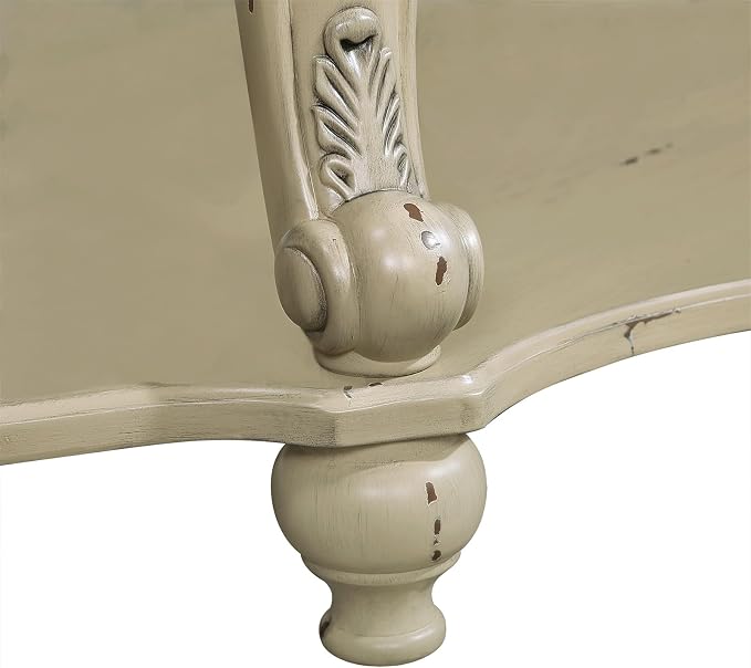 LKTART Oval Coffee Tables for Living Room, Round Vintage Coffee Table - Image 9