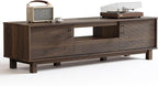 Marsail Mid Century Modern TV Stand up to 65 Inches, Fluted Entertainment Center - Image 9