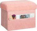 Storage Ottoman, Folding Ottoman Foot Rest Stool by FaiPueStore