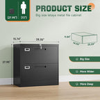 Letaya 2 Drawer File Cabinets - Image 3