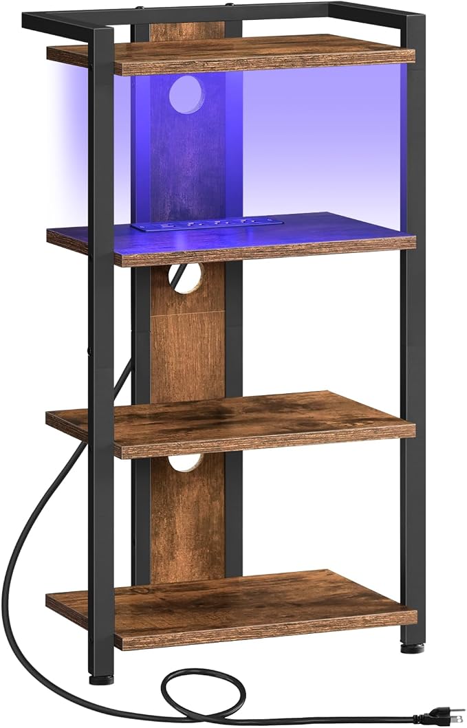 HOOBRO 4-Tier AV Media Stand, Media Console by HOOBRO