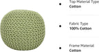 REDEARTH · Round Pouf Foot Stool Ottoman - Image 9