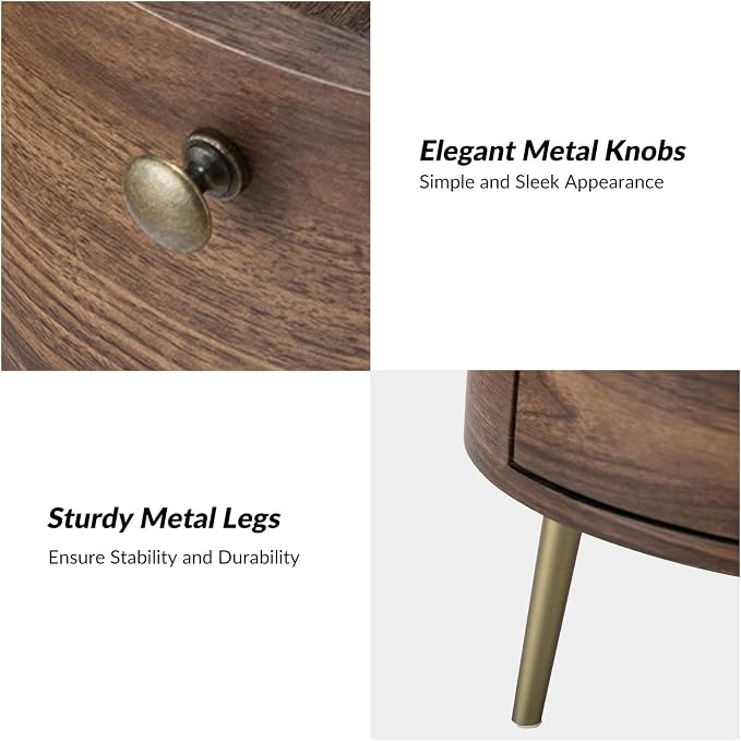 HULALA HOME Round End Table - Image 6