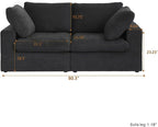 JACH Modular Sectional Couches for Living Room, Modern Convertible Couch - Image 2